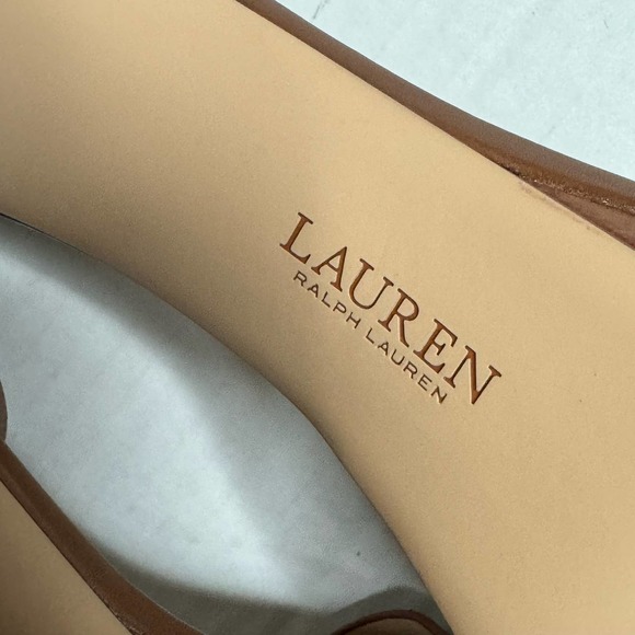 Lauren Ralph Lauren Brown Sylvia Heel NEW Size 10 - Picture 9 of 10